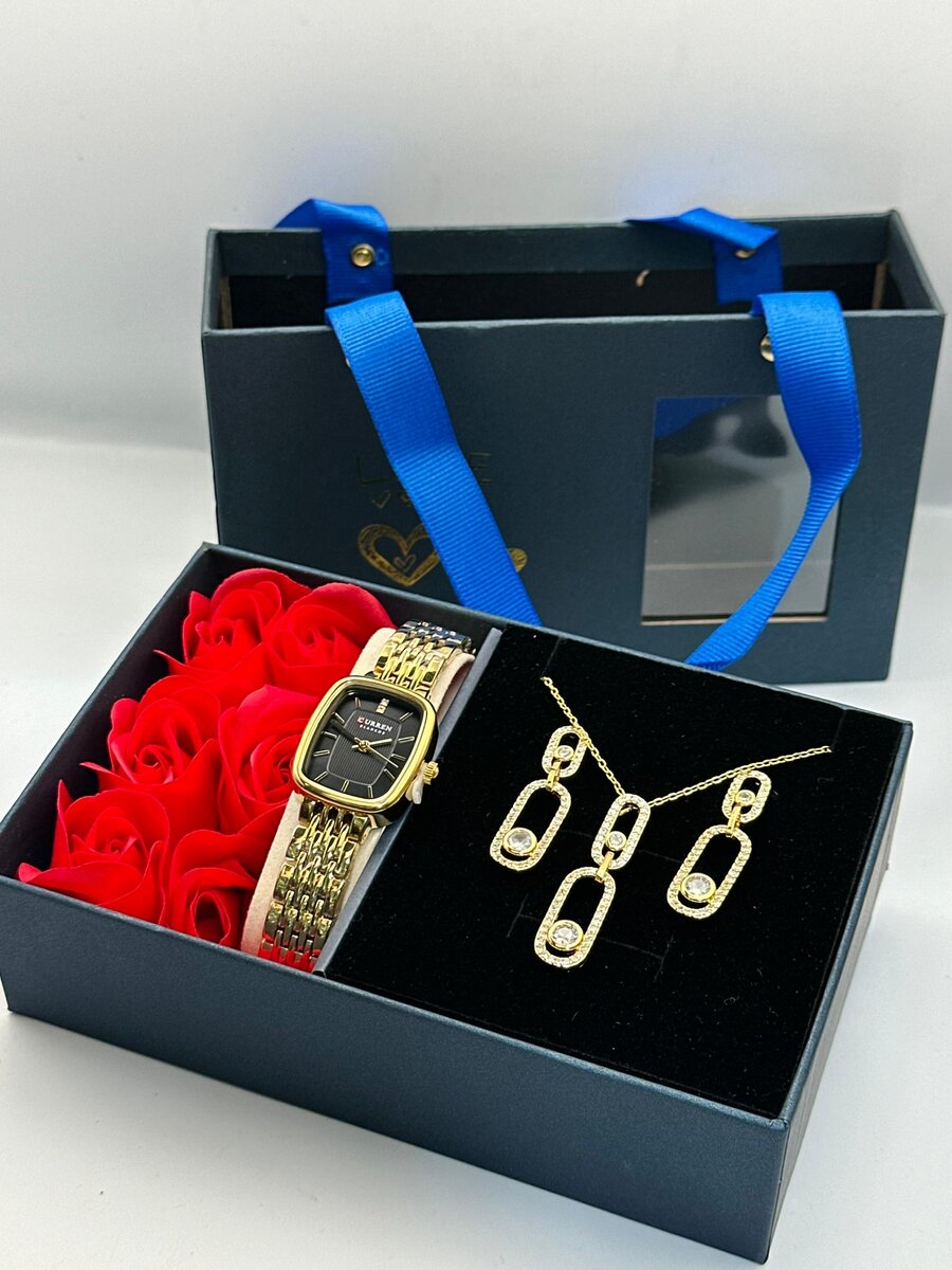 Coffret Cadeau Montre et Bijoux