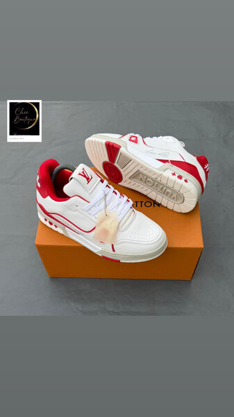 Baskets blanches luxe homme