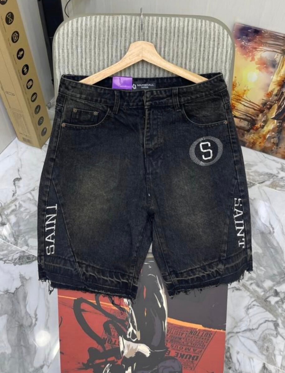 Bermuda jean décontractée