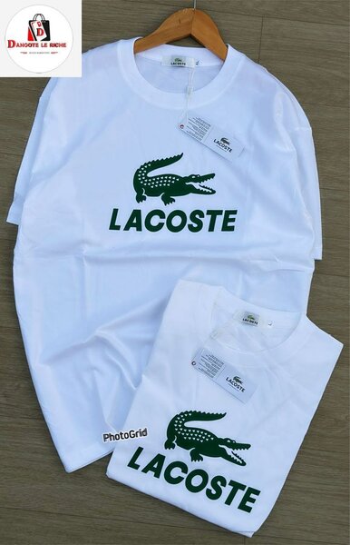 T-shirt Lacoste Blanc Homme