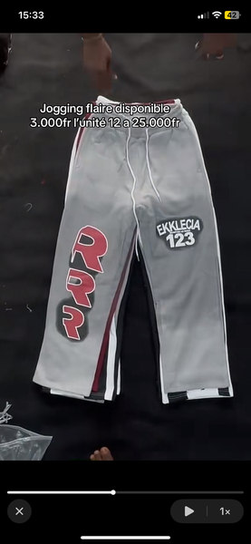 Pantalon Jogging Flare