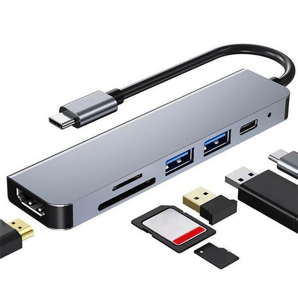 Adaptateur USB-C Multiport - HDMI, USB 3.0, pour MacBook et PC