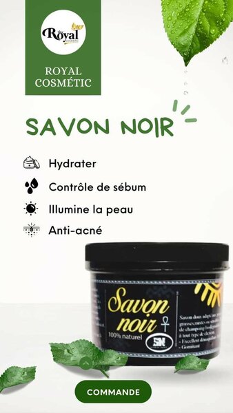 Savon Noir Purifiant