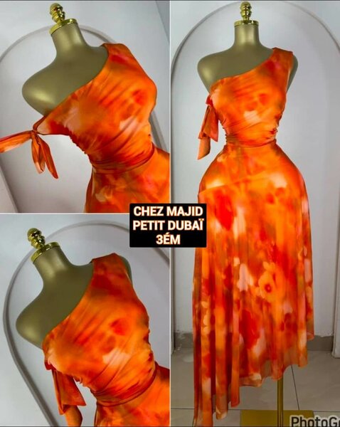 Robe élégante soirée fendue