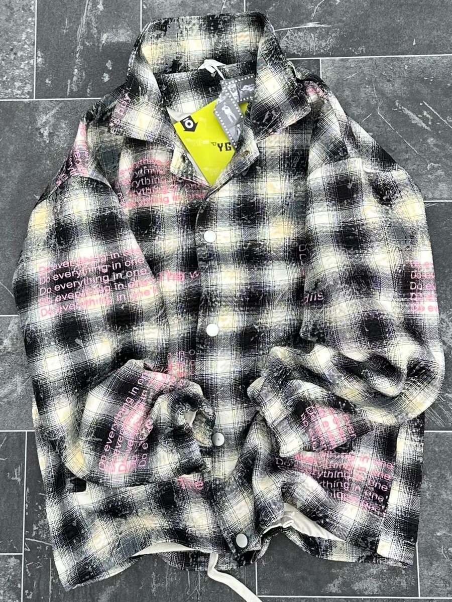 Chemise à carreaux tendance