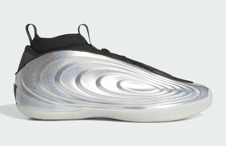 Chaussures sneakers en cuir noir et blanc