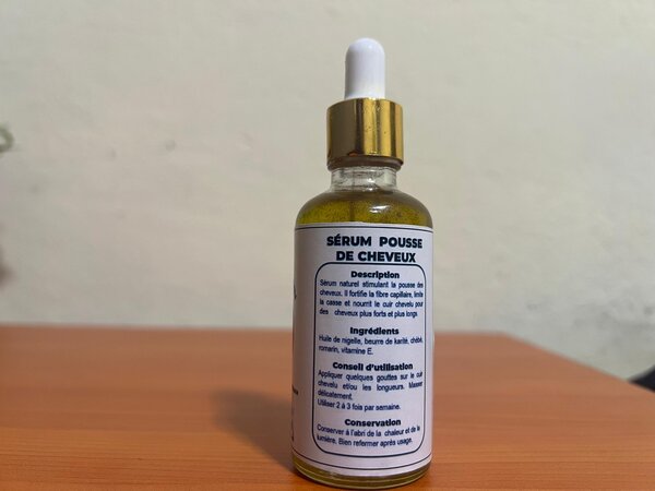 Sérum de cheveux naturel
