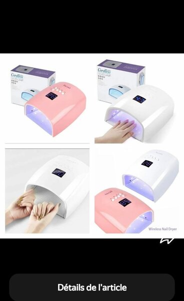 Lampe LED UV pour Ongles