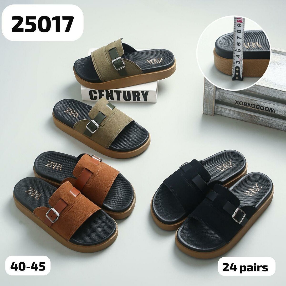 Sandales confort homme