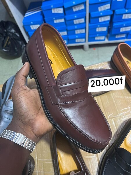 Mocassins en cuir homme