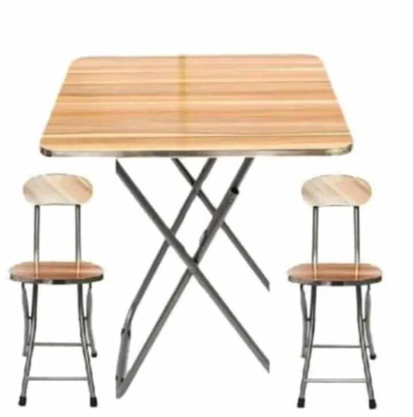 Table Pliable avec 3 Tabourets
