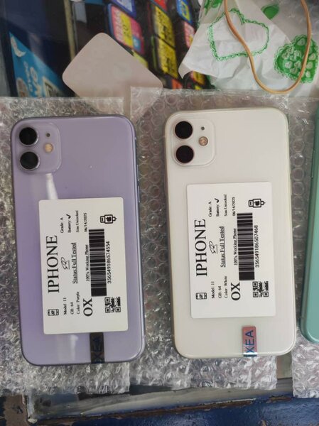 Smartphones iPhone variés