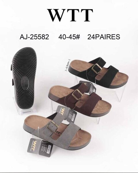 Sandales en cuir confortables