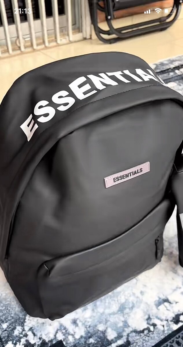 Sac à dos Essentials noir pour homme