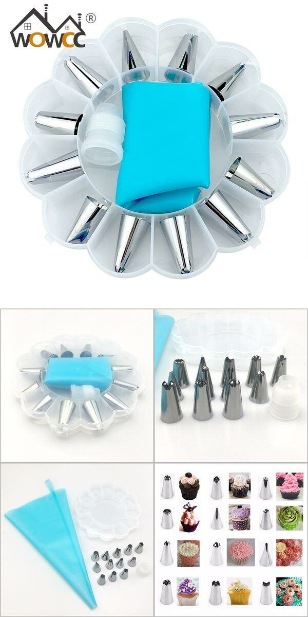 Kit de poche à douille avec 6 douilles