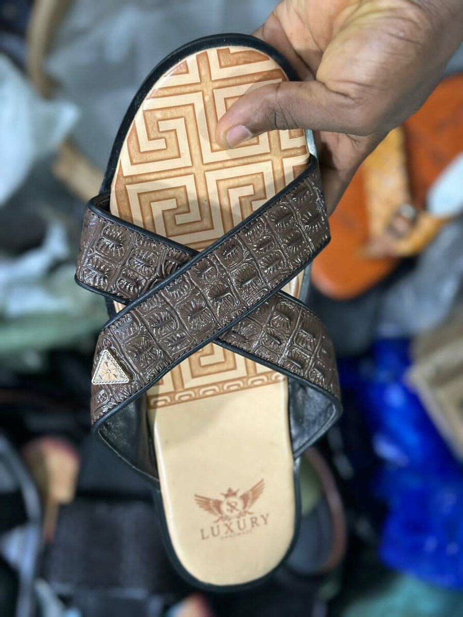 Sandales en cuir luxe