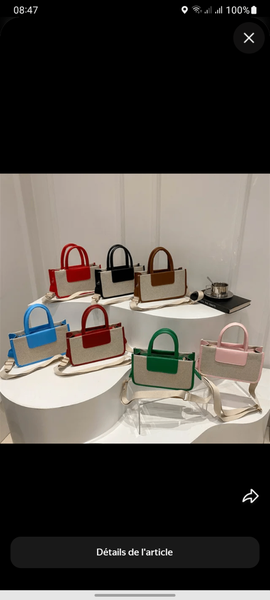 Sac bandoulière élégant