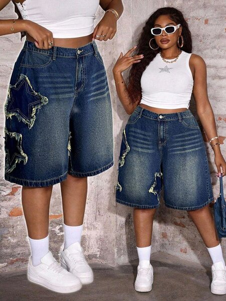 Shorts en jean déchiré pour femme