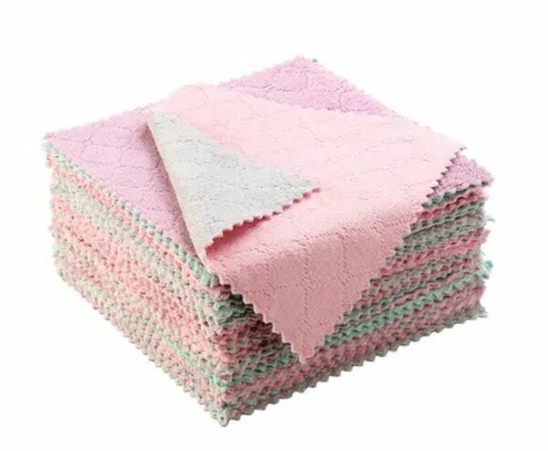 Lot de 5 serviettes microfibre