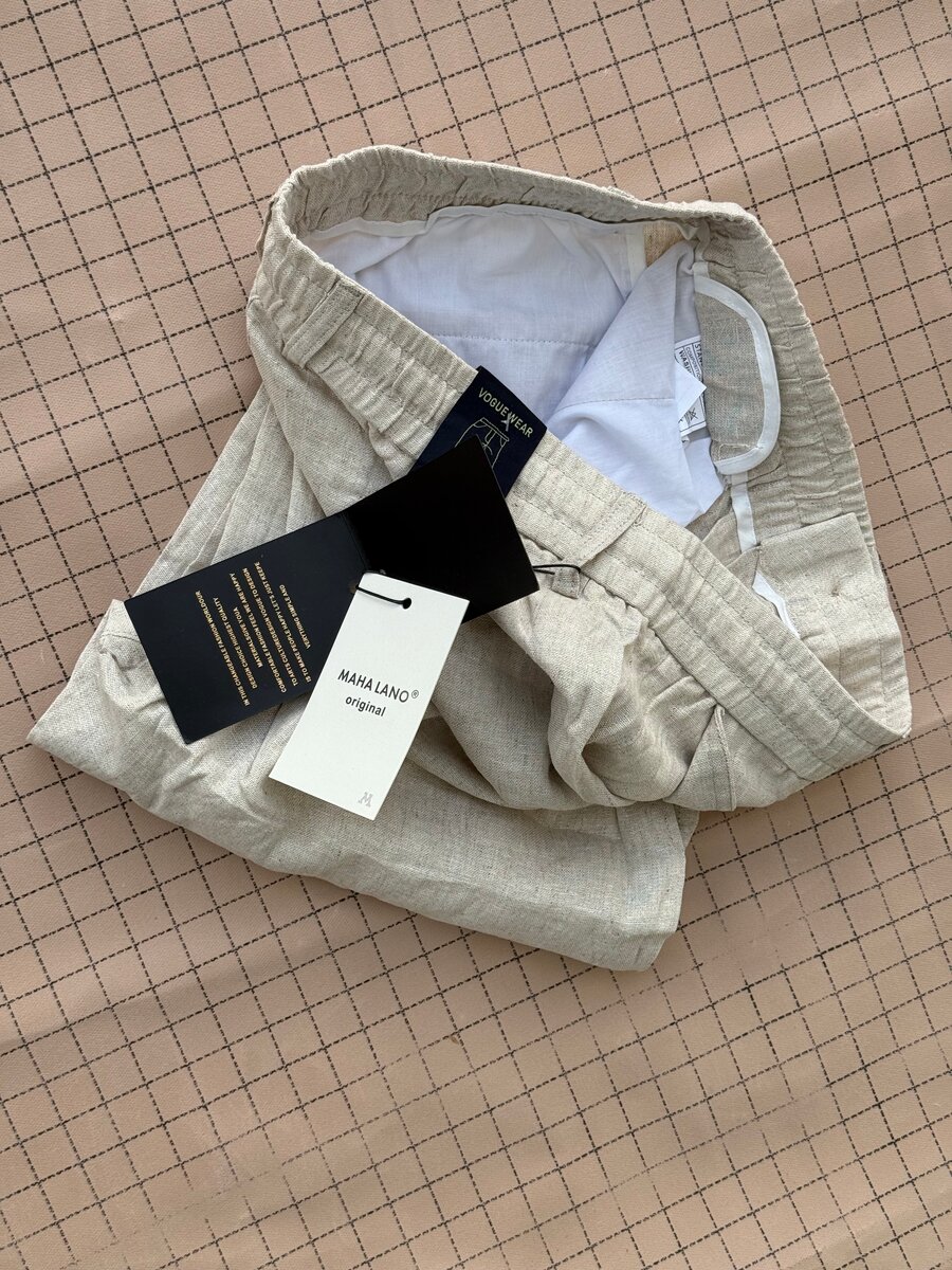 Pantalons en lin légers pour hommes