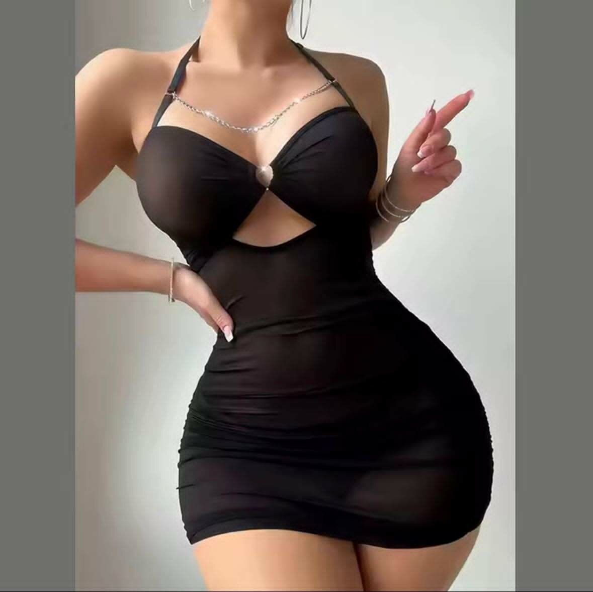 Robe Été Femme Sexy Découpée