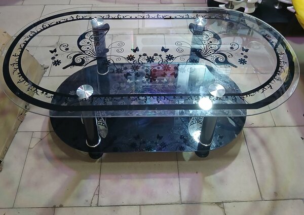 Table basse en verre design