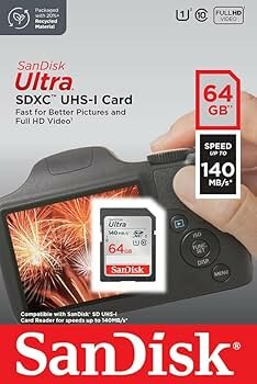 Carte SDXC SanDisk 64GB