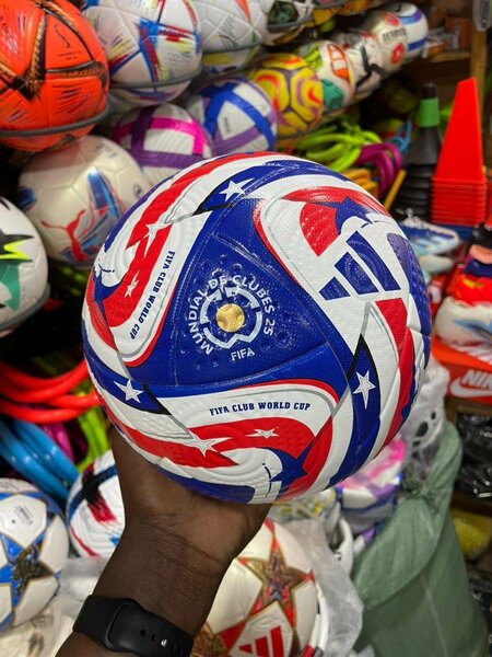 Ballon de football coloré