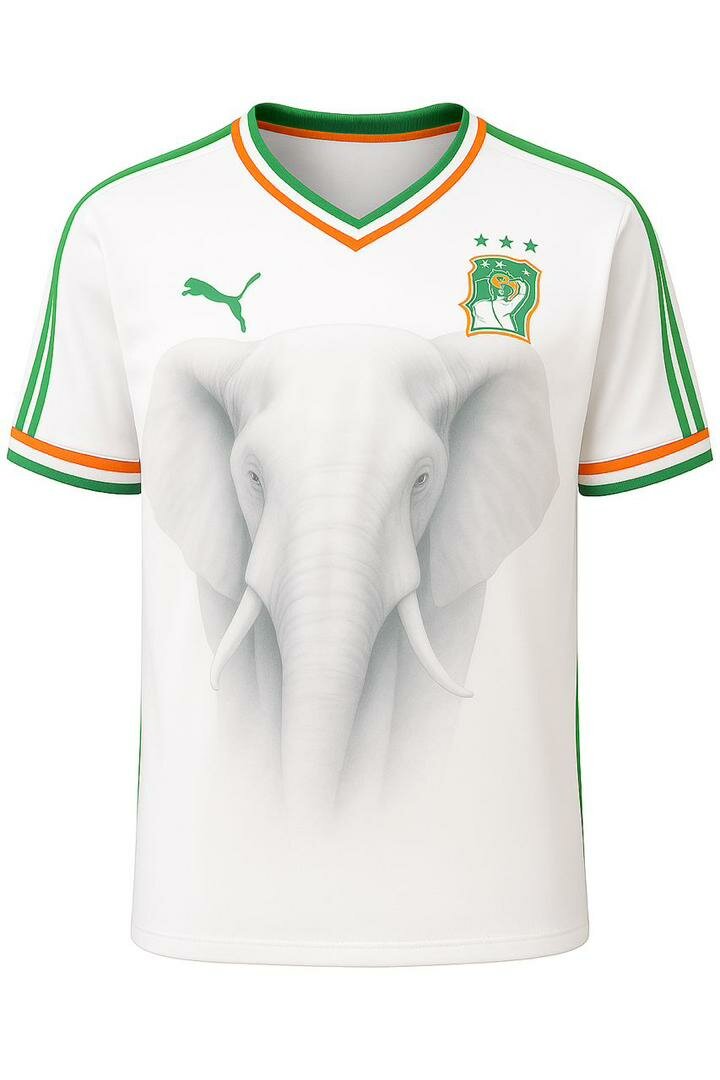 Maillot Éléphant Côte d'Ivoire