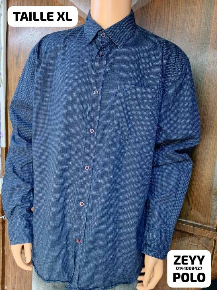 Chemise homme manches longues