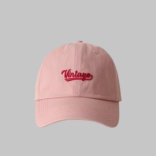 Casquette Vintage Rose Unisexe