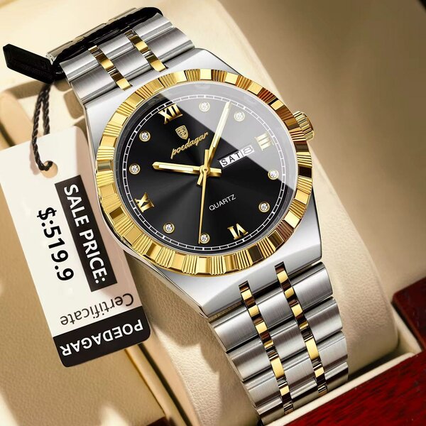 Montre Homme Luxe Quartz