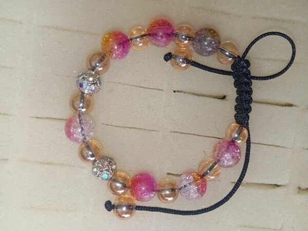 Bracelets scintillants multicolores