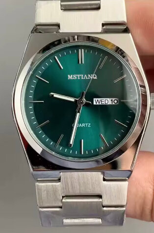 Montre MSTIANQ en acier inoxydable