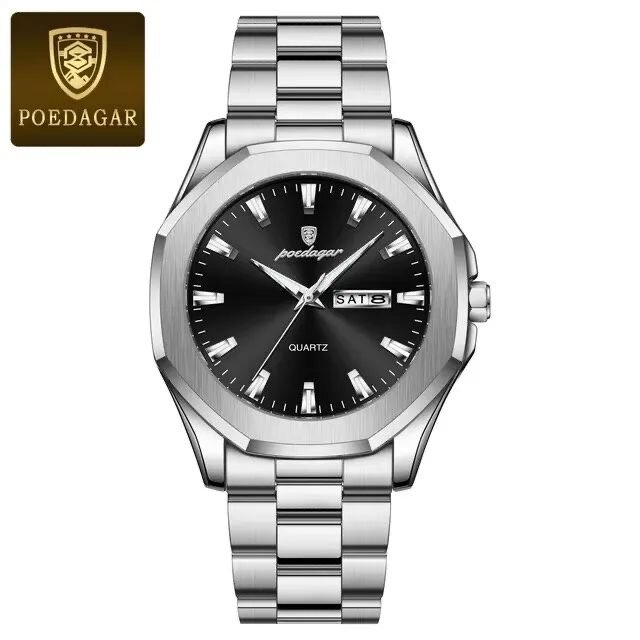 Montre homme argent POEDAGAR