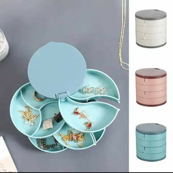 Boîte à bijoux rotative