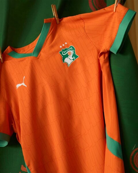 Maillot de Football Orange Puma