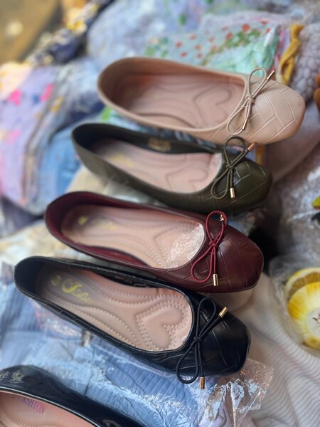 Ballerines élégantes en cuir