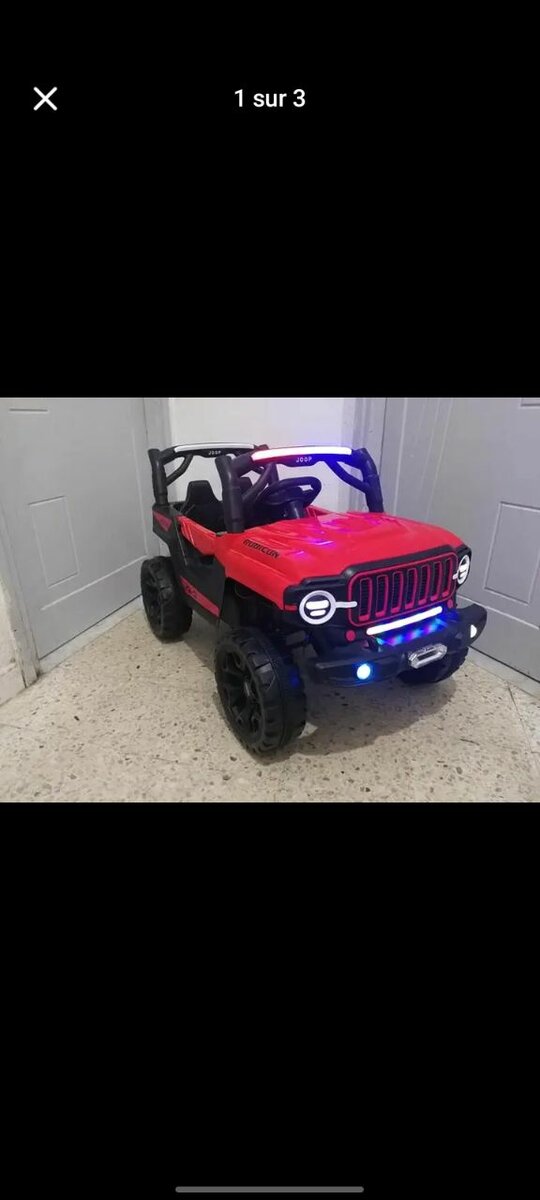 Voiture électrique enfant Jeep