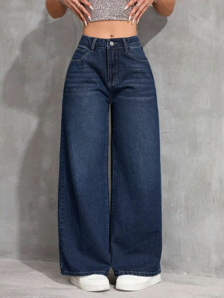 Jeans larges pour femme