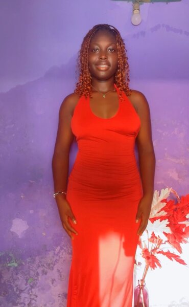 Robe rouge en soirée