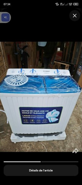 Machine à laver double tambour