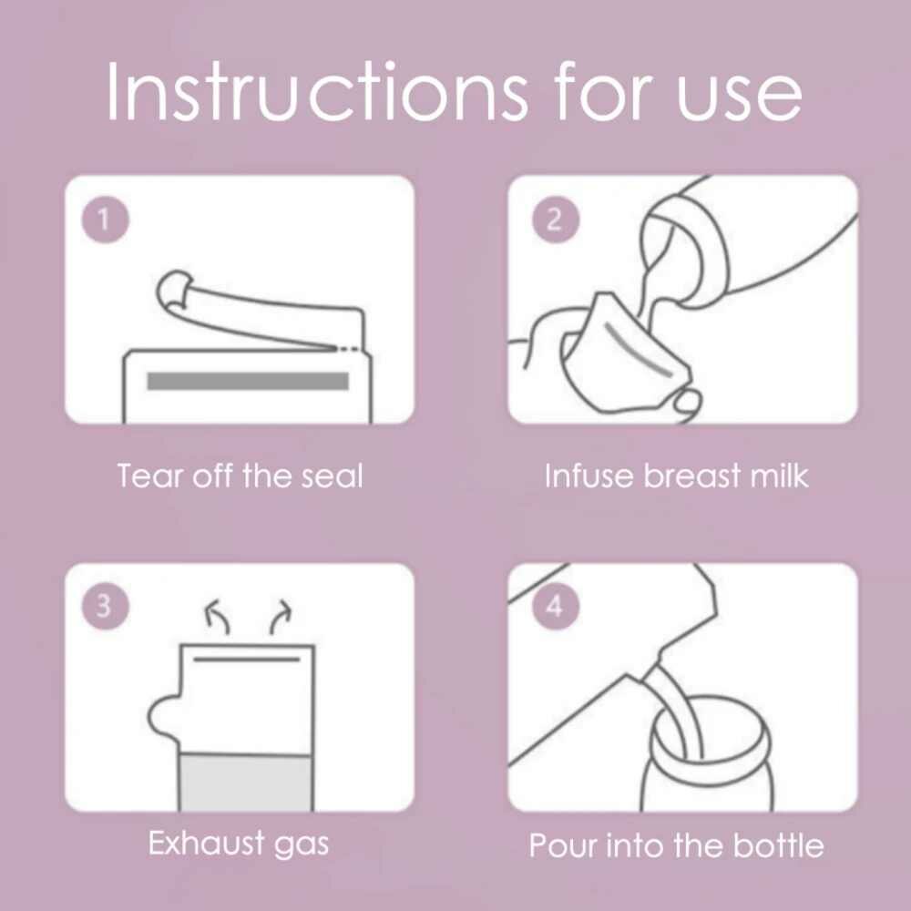 Sacs de Conservation Lait Maternel