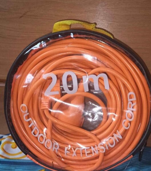 Rallonge électrique 20m orange