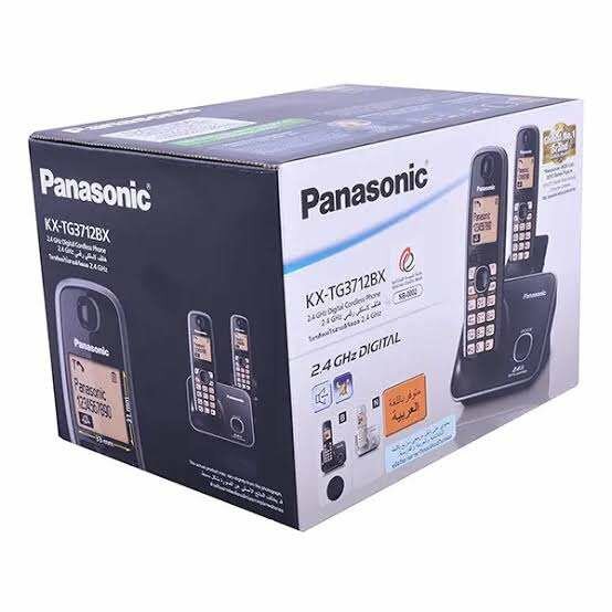 Téléphone sans fil Panasonic KX-TG3712EX - Noir