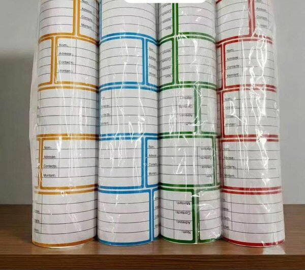 Étiquettes adresse autocollantes