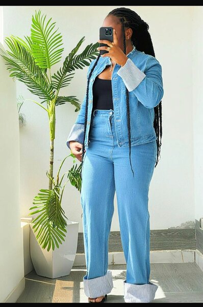 Ensemble denim tendance femme