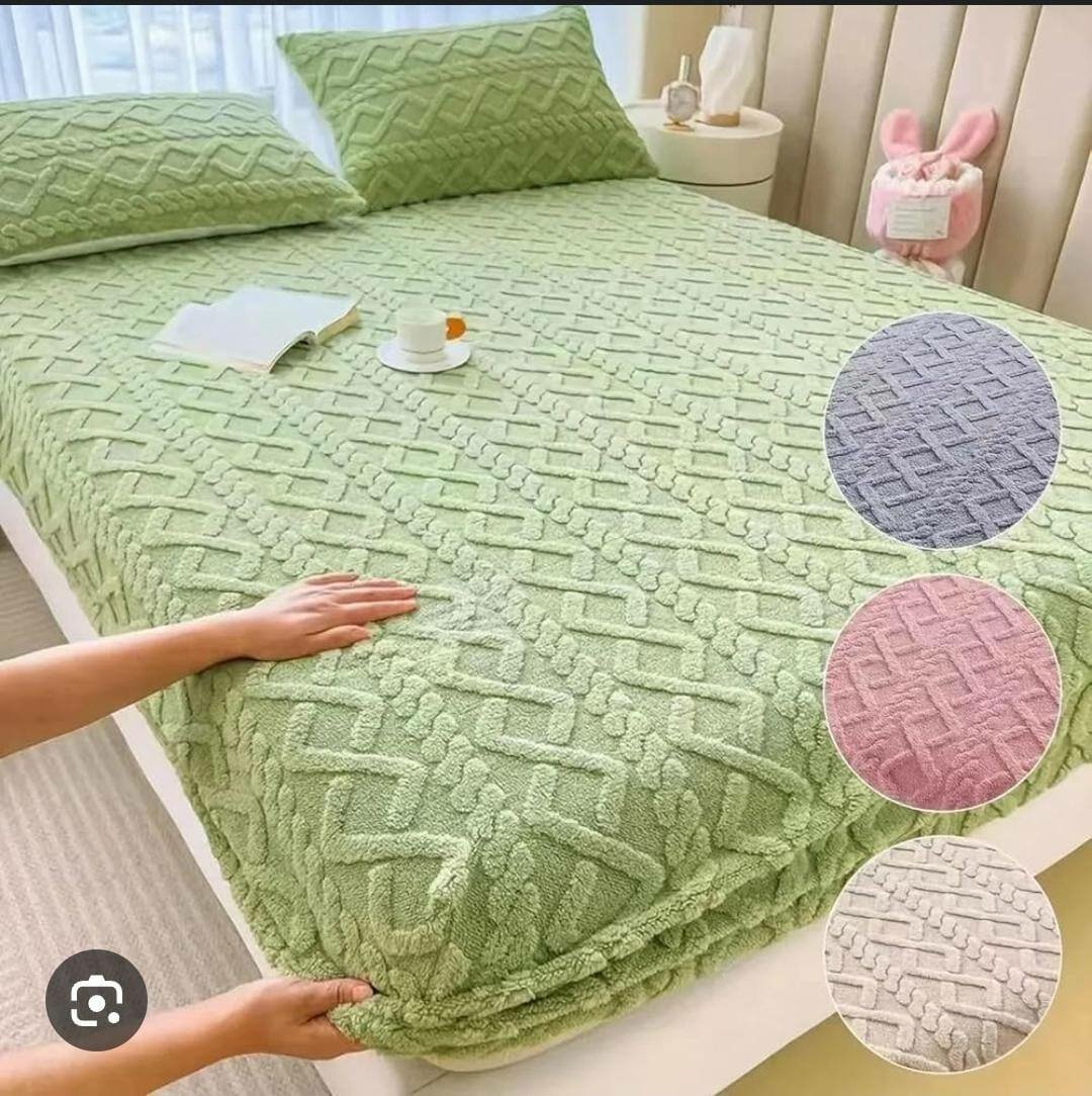 Couverture en tissu doux tissée