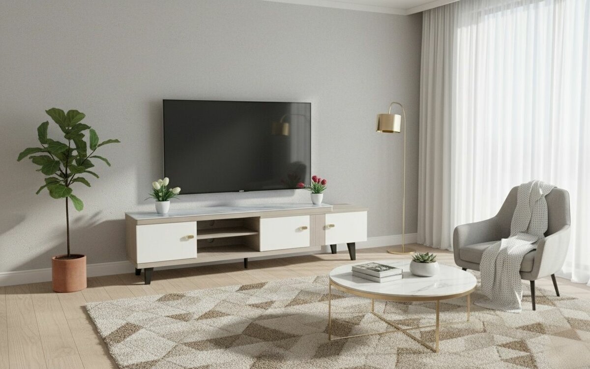 Meuble TV extensible