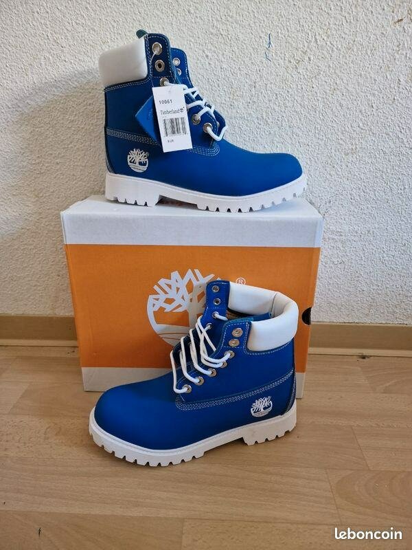 Bottes Timberland Bleu blanche